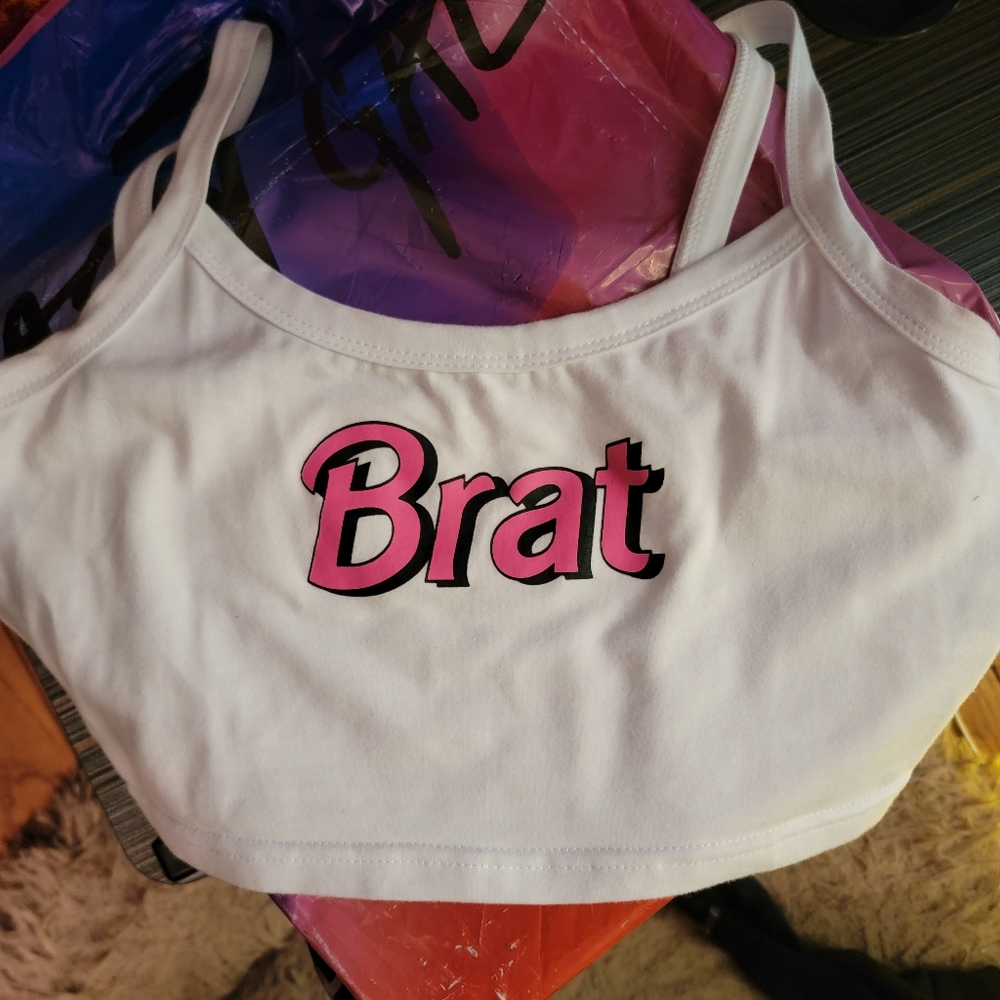 "Brat" crop cami